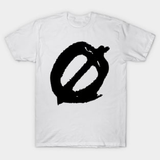 Dark and Gritty letter O from the alphabet T-Shirt